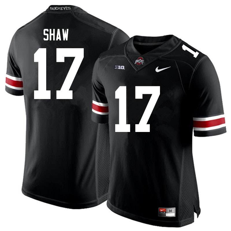 Ohio State Buckeyes #17 Bryson Shaw College Football Jerseys Sale-Black